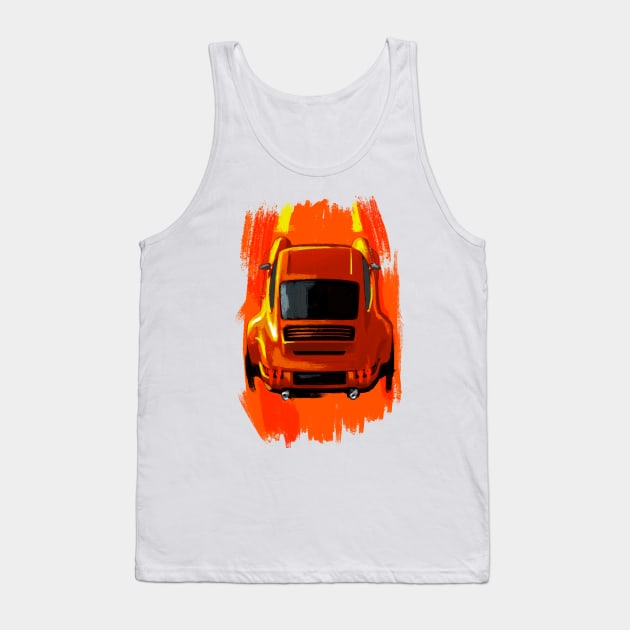 Porsche 911 Tank Top by Z Garage Art